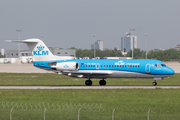 KLM Cityhopper Fokker 70 (PH-WXC) at  Stuttgart, Germany