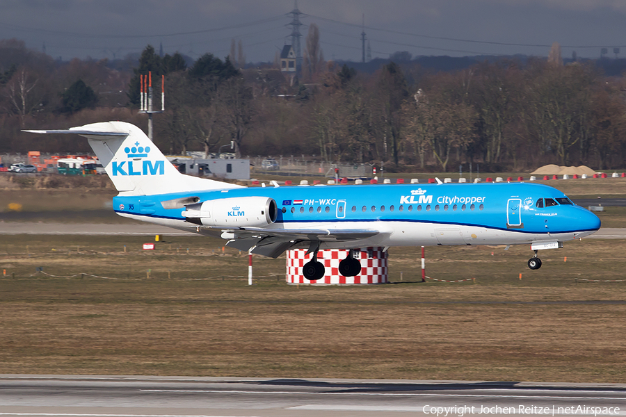 KLM Cityhopper Fokker 70 (PH-WXC) | Photo 102140