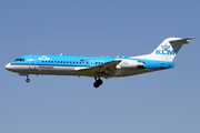 KLM Cityhopper Fokker 70 (PH-WXC) at  Toulouse - Blagnac, France