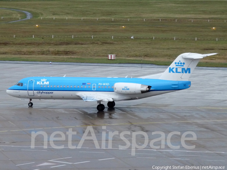 KLM Cityhopper Fokker 70 (PH-WXD) | Photo 491165
