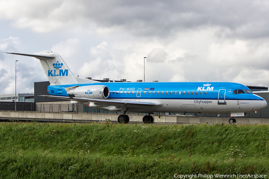 KLM Cityhopper Fokker 70 (PH-WXD) | Photo 117621