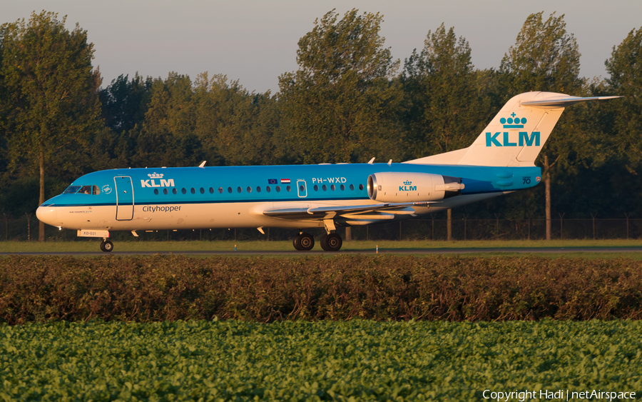 KLM Cityhopper Fokker 70 (PH-WXD) | Photo 125282