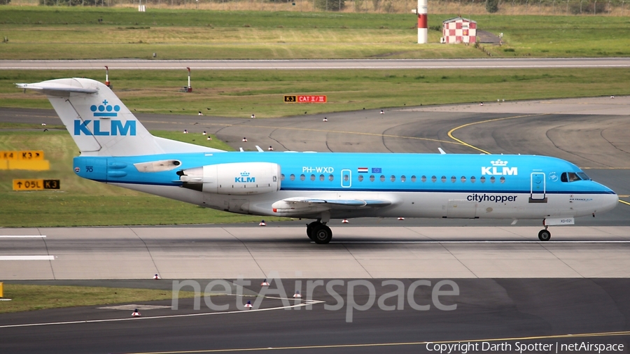 KLM Cityhopper Fokker 70 (PH-WXD) | Photo 207272