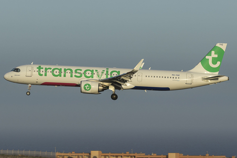 Transavia Airbus A321-251NX (PH-YHZ) at  Gran Canaria, Spain