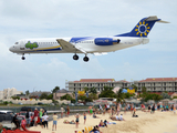 Dutch Antilles Express Fokker 100 (PJ-DAA) at  Philipsburg - Princess Juliana International, Netherland Antilles