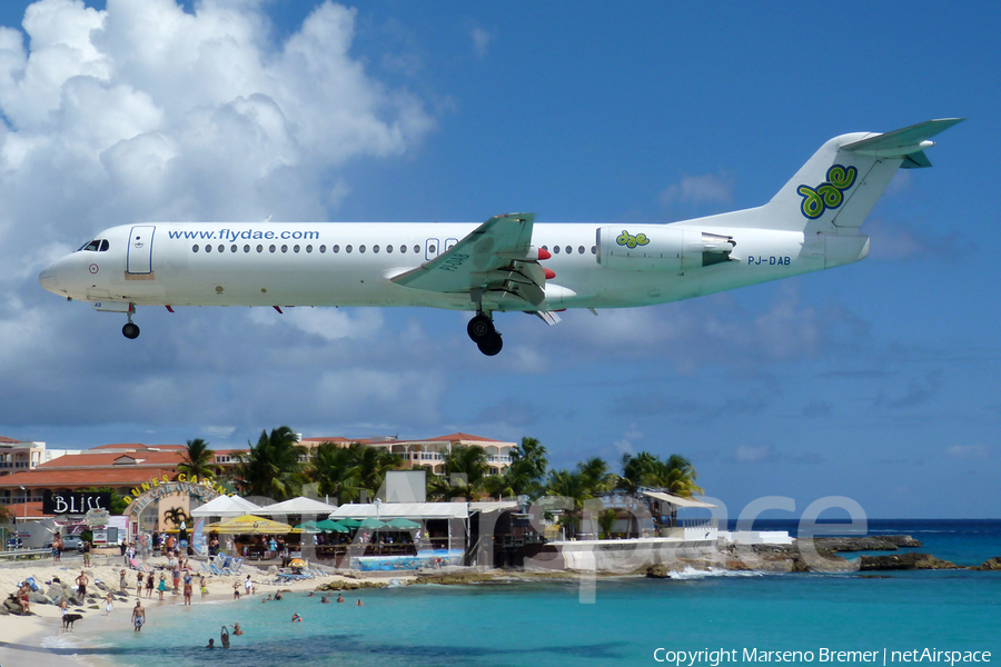 Dutch Antilles Express Fokker 100 (PJ-DAB) | Photo 11072