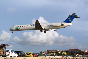 Insel Air Aruba McDonnell Douglas MD-82 (PJ-MDD) at  Philipsburg - Princess Juliana International, Netherland Antilles