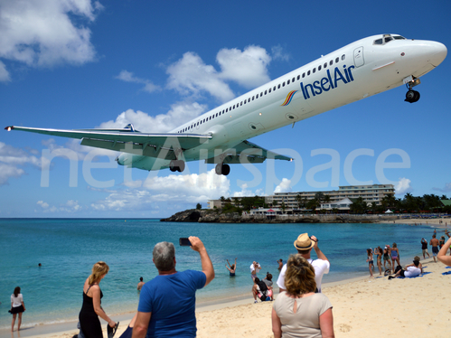 Insel Air McDonnell Douglas MD-83 (PJ-MDG) at  Philipsburg - Princess Juliana International, Netherland Antilles