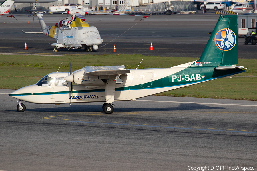 SXM Airways Britten-Norman BN-2B-20 Islander (PJ-SAB) | Photo 359625