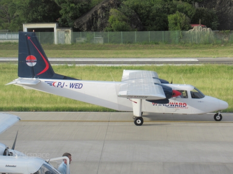 Windward Express Airways Britten-Norman BN-2B-20 Islander (PJ-WED) at  St. Bathelemy - Gustavia, Guadeloupe