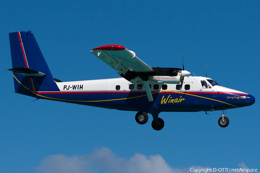 WinAir de Havilland Canada DHC-6-300 Twin Otter (PJ-WIH) | Photo 216812