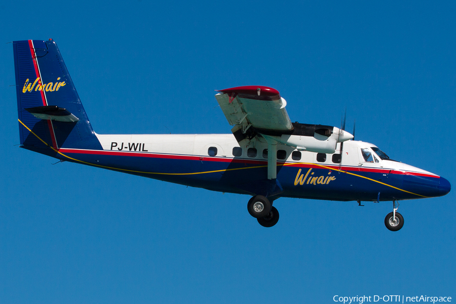 WinAir de Havilland Canada DHC-6-300 Twin Otter (PJ-WIL) | Photo 216901