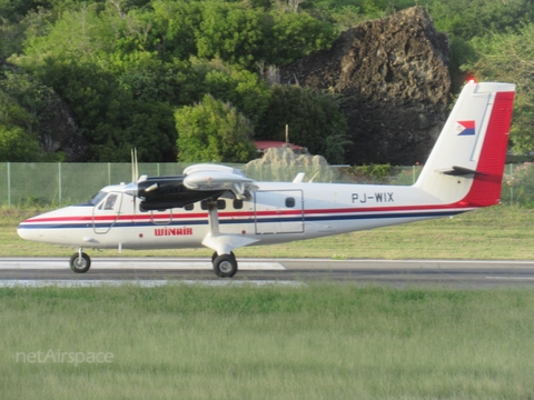 WinAir de Havilland Canada DHC-6-300 Twin Otter (PJ-WIX) at  St. Bathelemy - Gustavia, Guadeloupe