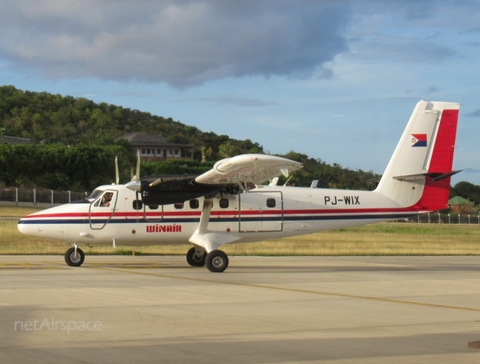 WinAir de Havilland Canada DHC-6-300 Twin Otter (PJ-WIX) at  St. Bathelemy - Gustavia, Guadeloupe