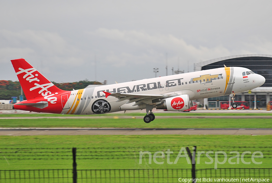 Indonesia AirAsia Airbus A320-216 (PK-AXA) | Photo 368367