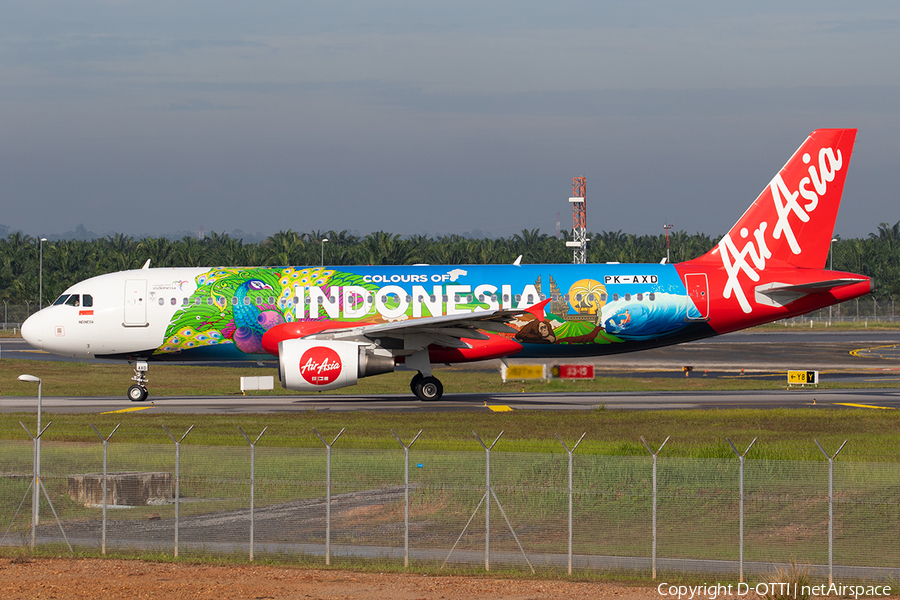 Indonesia AirAsia Airbus A320-216 (PK-AXD) | Photo 284411