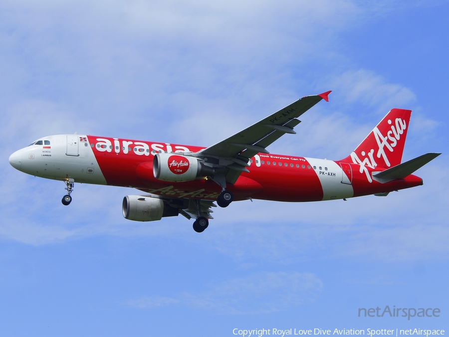 Indonesia AirAsia Airbus A320-216 (PK-AXH) | Photo 356550