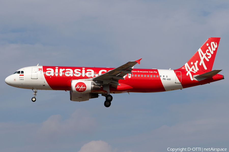Indonesia AirAsia Airbus A320-216 (PK-AXI) | Photo 283098