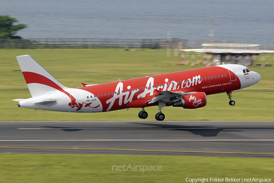 Indonesia AirAsia Airbus A320-216 (PK-AXK) | Photo 26528
