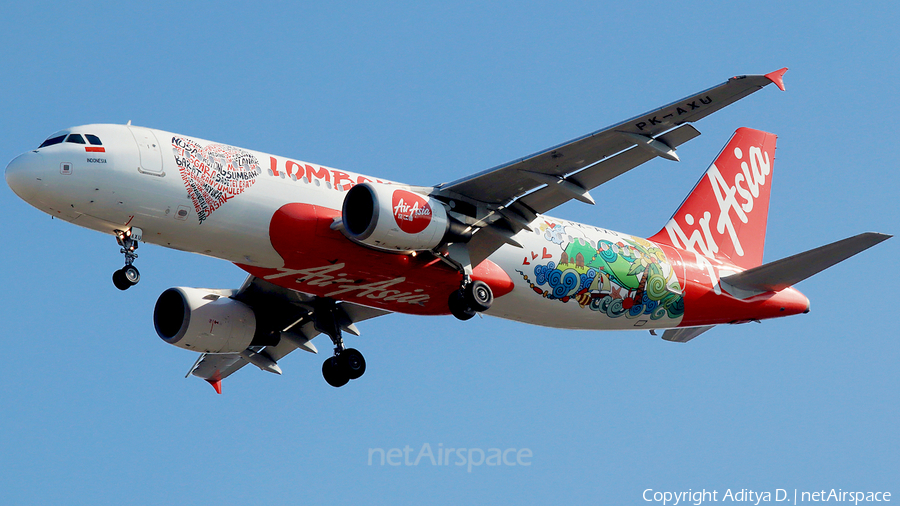 Indonesia AirAsia Airbus A320-216 (PK-AXU) | Photo 355258