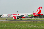 Indonesia AirAsia Airbus A320-216 (PK-AXU) at  Adisumarmo International, Indonesia