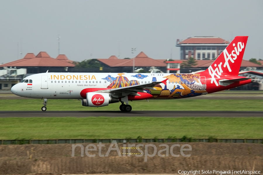 Indonesia AirAsia Airbus A320-216 (PK-AXV) | Photo 360500