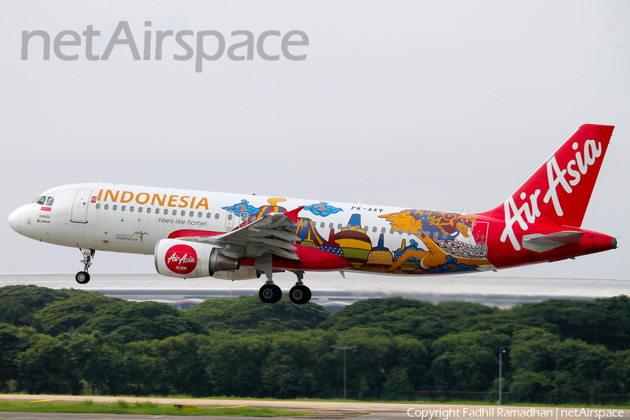 Indonesia AirAsia Airbus A320-216 (PK-AXV) | Photo 533373