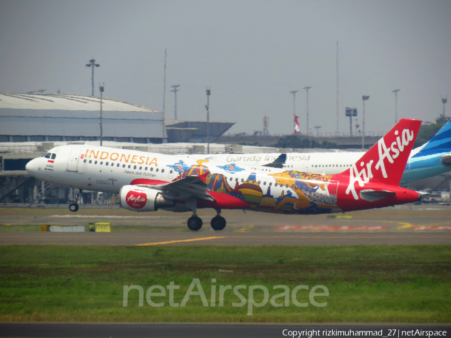 Indonesia AirAsia Airbus A320-216 (PK-AXV) | Photo 622259