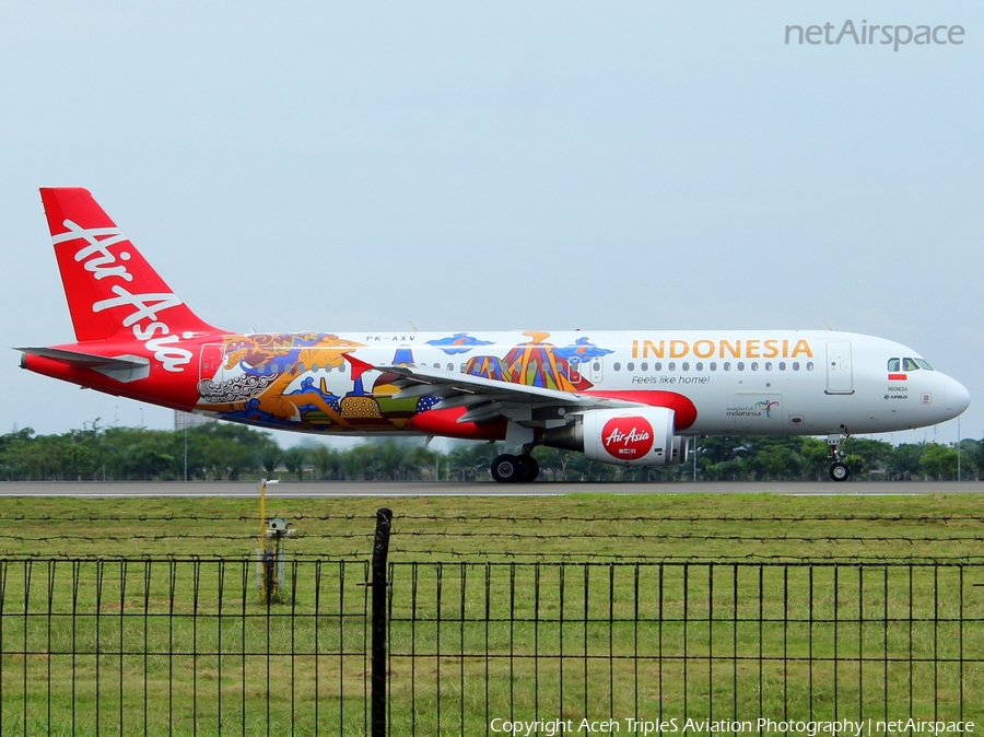 Indonesia AirAsia Airbus A320-216 (PK-AXV) | Photo 261159