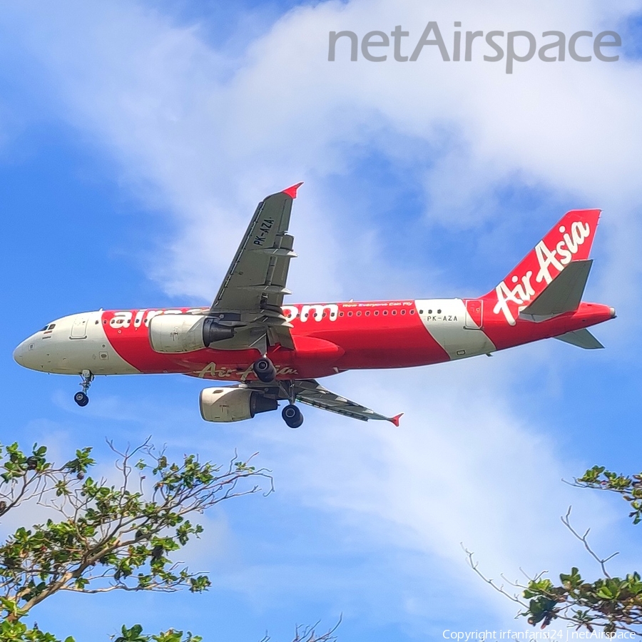 Indonesia AirAsia Airbus A320-214 (PK-AZA) | Photo 600769
