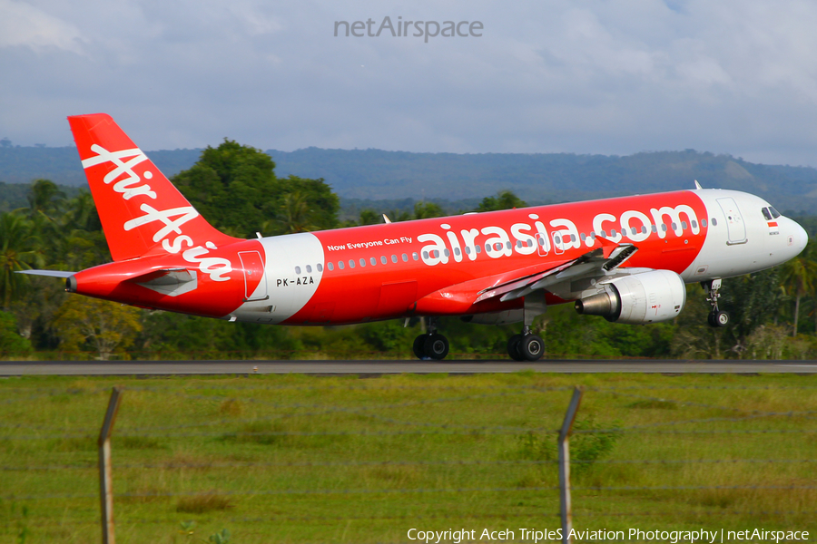 Indonesia AirAsia Airbus A320-214 (PK-AZA) | Photo 537591