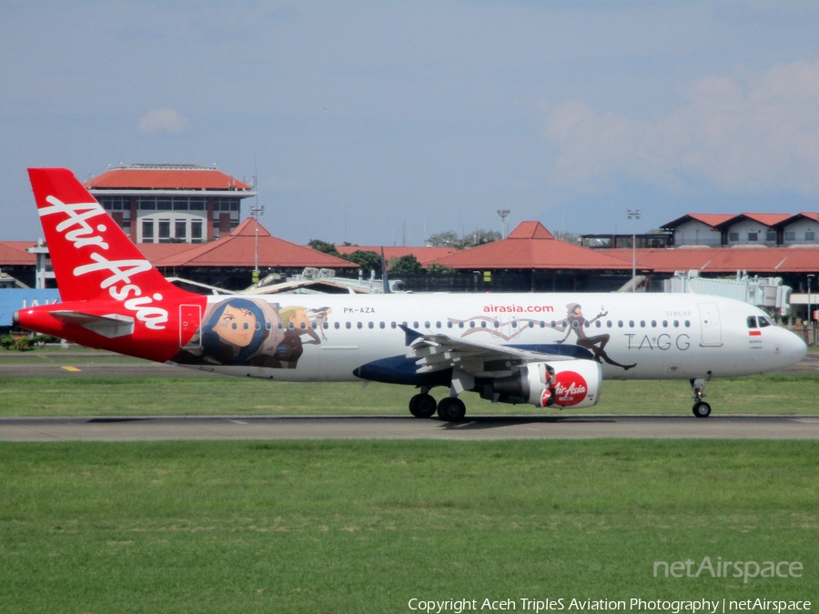 Indonesia AirAsia Airbus A320-214 (PK-AZA) | Photo 208656