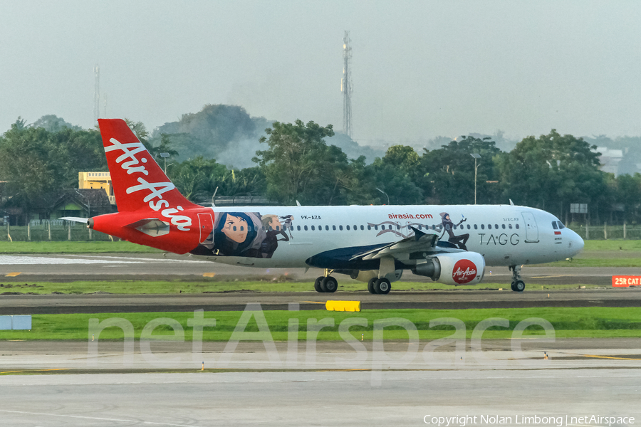 Indonesia AirAsia Airbus A320-214 (PK-AZA) | Photo 378071