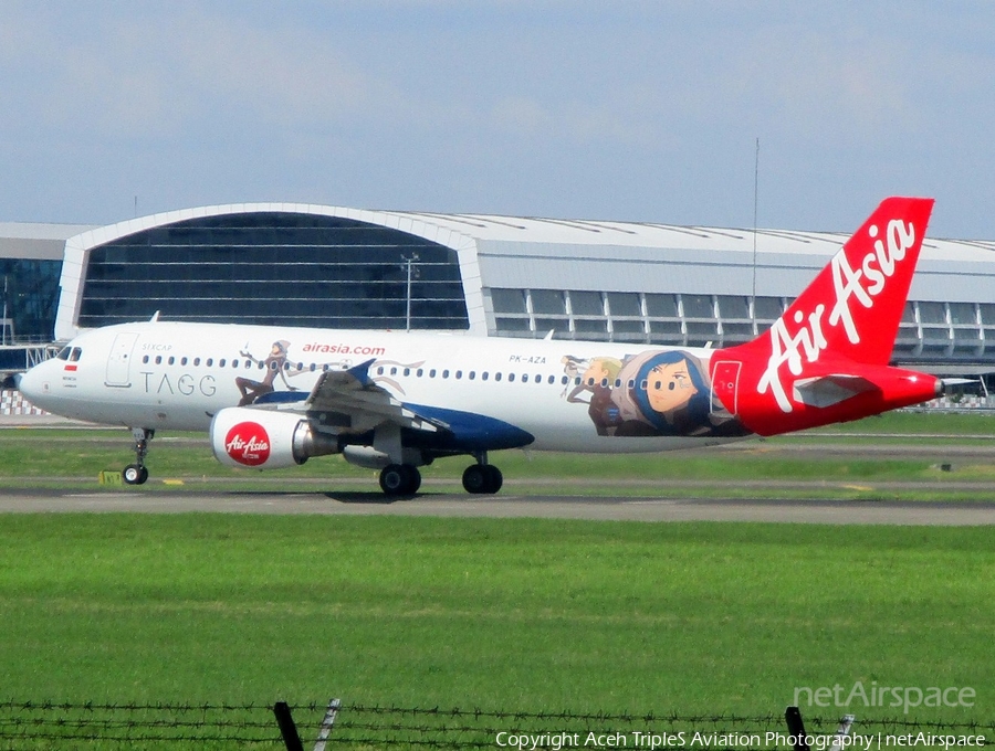 Indonesia AirAsia Airbus A320-214 (PK-AZA) | Photo 409023