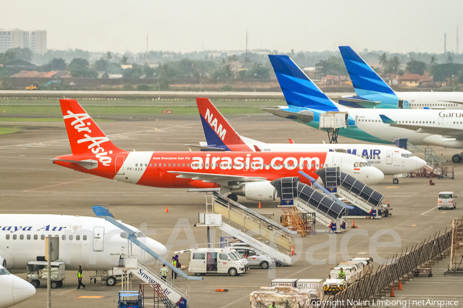 Indonesia AirAsia Airbus A320-214 (PK-AZA) | Photo 439563