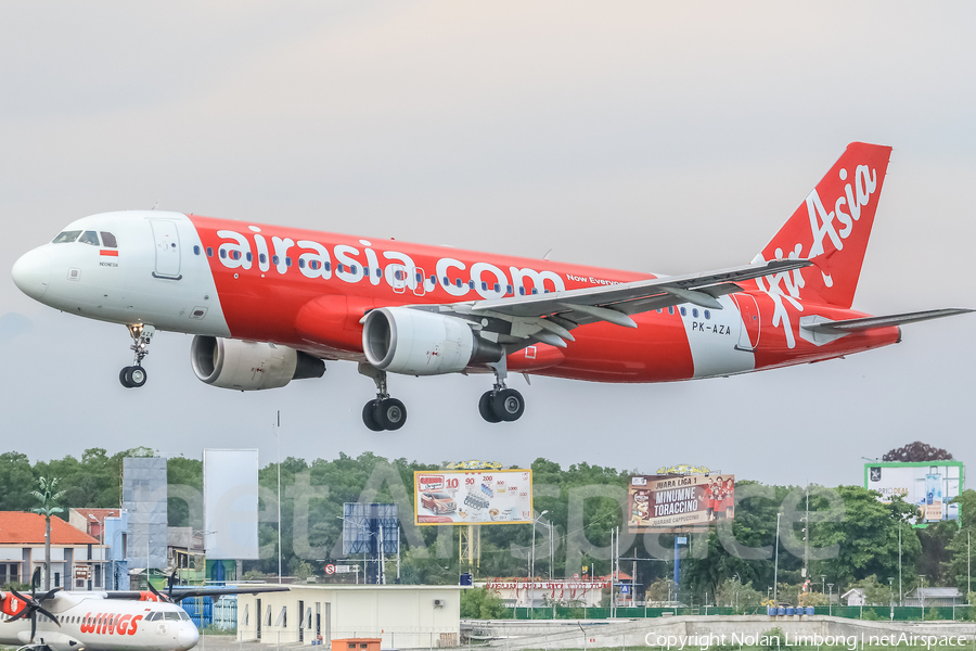 Indonesia AirAsia Airbus A320-214 (PK-AZA) | Photo 468283