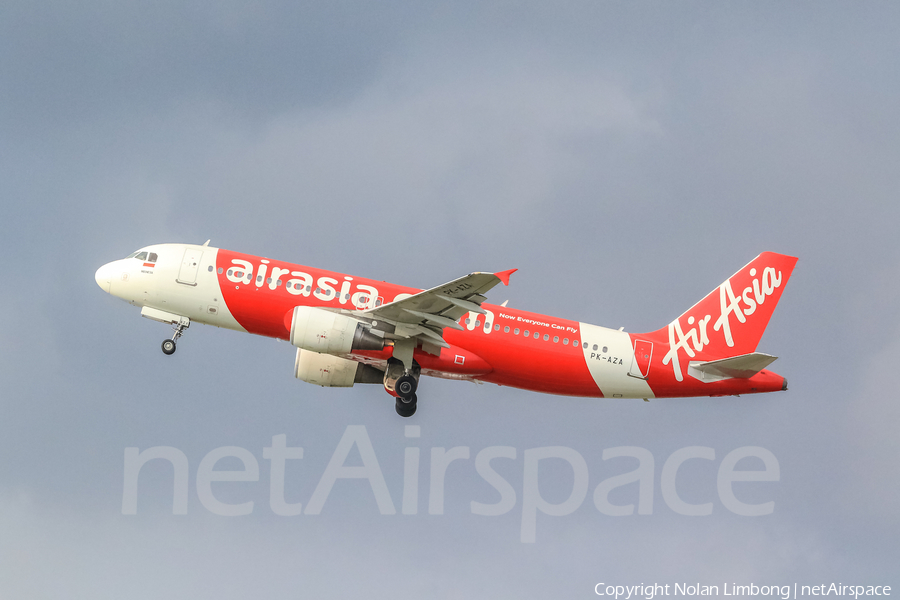 Indonesia AirAsia Airbus A320-214 (PK-AZA) | Photo 468284