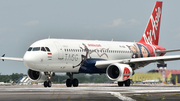 Indonesia AirAsia Airbus A320-214 (PK-AZA) at  Adisumarmo International, Indonesia