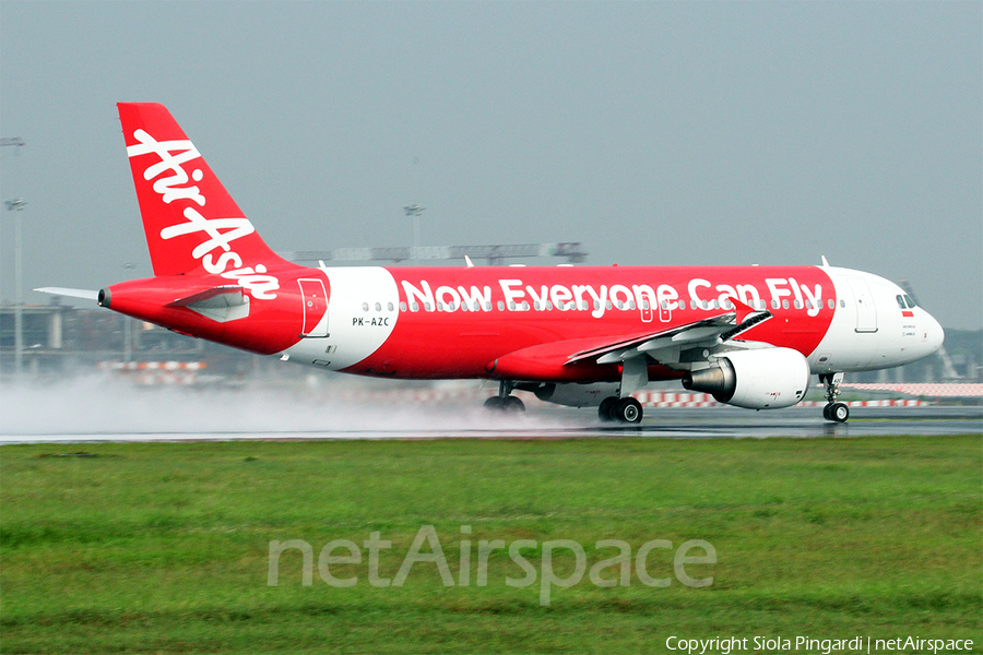 Indonesia AirAsia Airbus A320-214 (PK-AZC) | Photo 357488