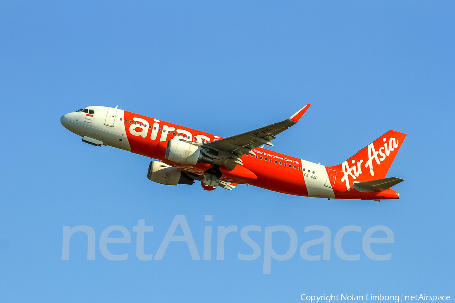 Indonesia AirAsia Airbus A320-216 (PK-AZD) | Photo 423804