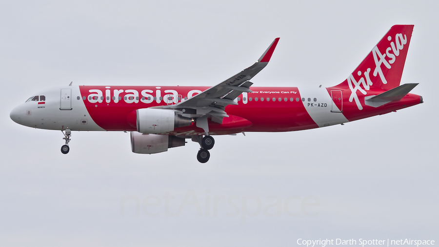 Indonesia AirAsia Airbus A320-216 (PK-AZD) | Photo 308997