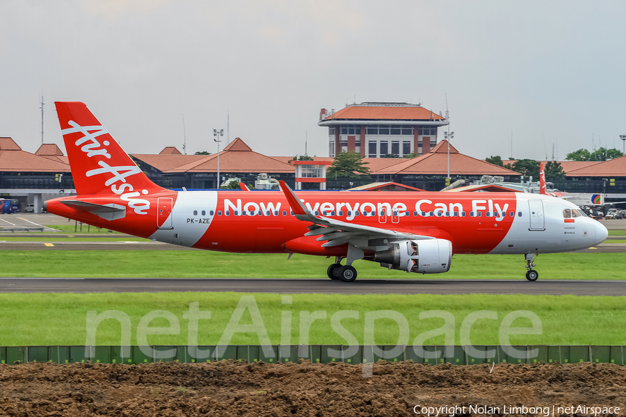 Indonesia AirAsia Airbus A320-216 (PK-AZE) | Photo 423806