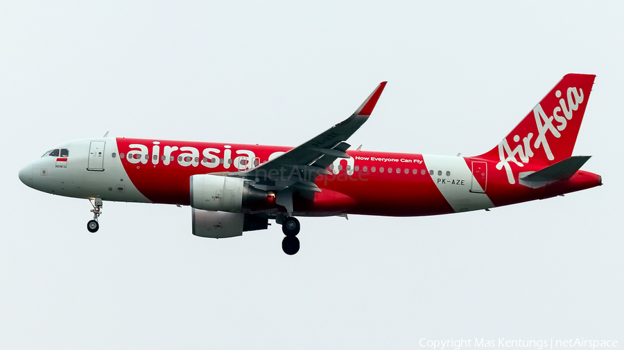 Indonesia AirAsia Airbus A320-216 (PK-AZE) | Photo 512783