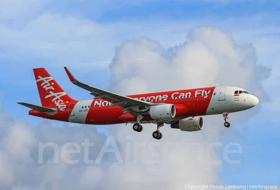 Indonesia AirAsia Airbus A320-216 (PK-AZE) | Photo 368164