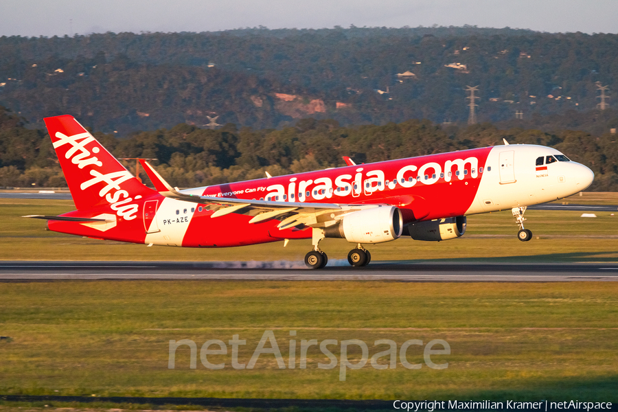 Indonesia AirAsia Airbus A320-216 (PK-AZE) | Photo 391537