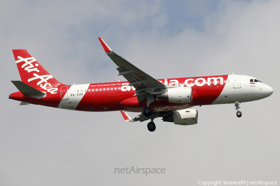 Indonesia AirAsia Airbus A320-216 (PK-AZE) | Photo 615787