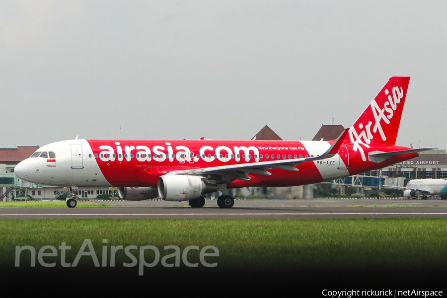 Indonesia AirAsia Airbus A320-216 (PK-AZE) | Photo 552716