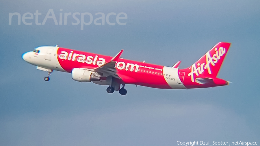 Indonesia AirAsia Airbus A320-216 (PK-AZE) | Photo 519655