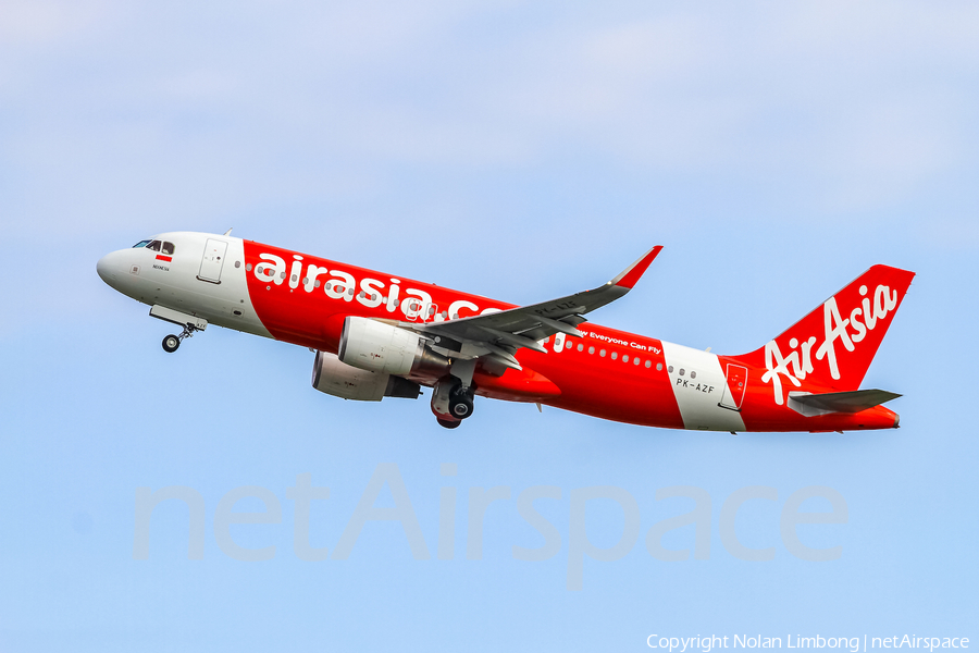 Indonesia AirAsia Airbus A320-216 (PK-AZF) | Photo 439564