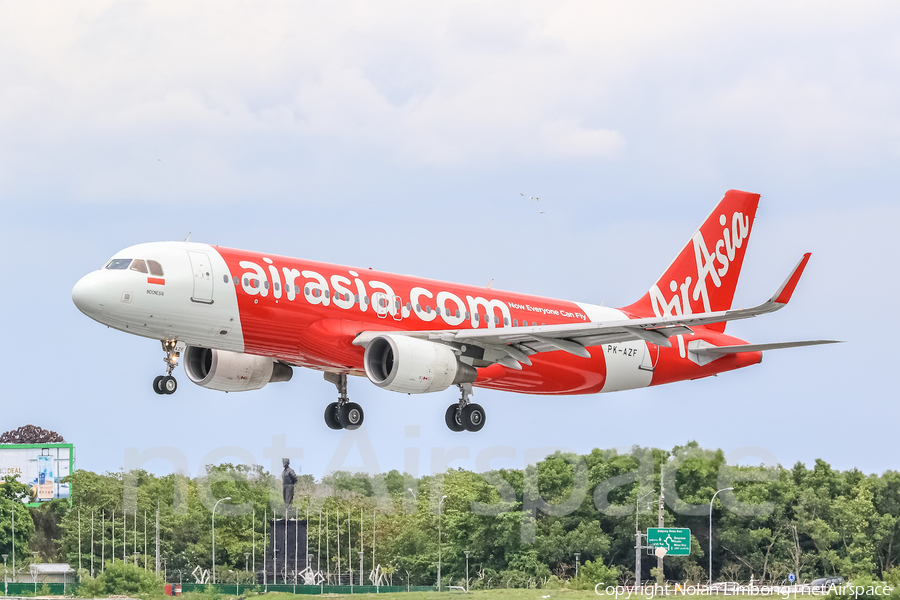 Indonesia AirAsia Airbus A320-216 (PK-AZF) | Photo 468288